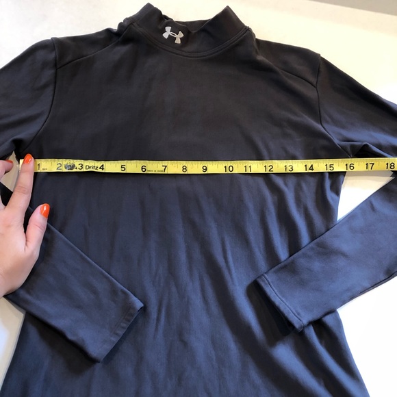UNDER ARMOUR youth gray long sleeve large - Picture 2 of 6